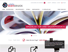 Tablet Screenshot of onlinedruckerei-muenchen.de